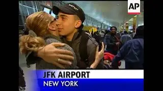 Hundreds of stranded passengers waiting for word on flights to Europe began to see some movement Mon