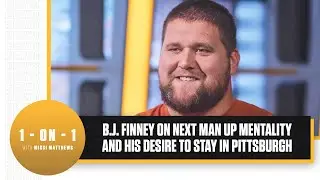 1-on-1 with B.J. Finney: Next man up mentality, desire to stay in Pittsburgh | Pittsburgh Steelers