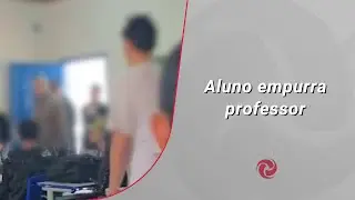 Aluno agride professor dentro da sala de aula