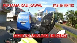 ini vidio pertama kali saya kawal ambulance . ESCORTING EMERGENCY AMBULANCE