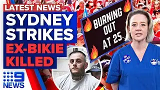 Sydney&rsquo;s week of protests begins, Former bikie shot to death in ambush | 9 News Australia