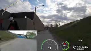 Bonus commute home footage with March&eacute; stop