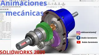 Animaciones mecánicas en SOLIDWORKS 2020 usando Solidworks MOTION