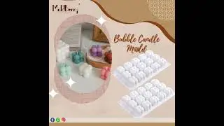 Aesthetic Bubble Candle Mold ✨ DIY Like a Pro! #shorts #candies #smallbusiness