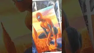 Drawing Spider-Man for Sketch Card Artbook Custom Cover | Limited Edition Art Book