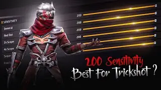 200 SENSITIVITY - AFTER UPDATE 🤯🔥 | BEST SENSITIVITY IN FREE FIRE AFTER UPDATE | FREE FIRE MAX