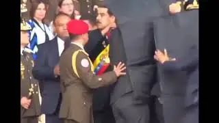 ASSASSINATION ATTEMPT ON PRESIDENT IN VENEZUELA, EXPLOSIONS