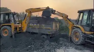 Jcb3dx working mud in grante factory in indian construction please wait twice in video like love 