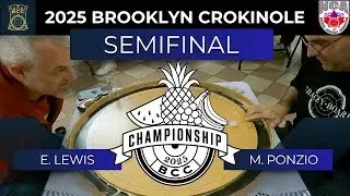 Полуфинал чемпионата Brooklyn Crokinole Championship 2025 года: Льюис против Понцио