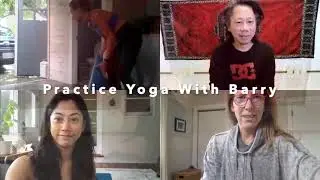 20211024: 75 minutes vinyasa yoga class with Barry  (Intermediate class with Maritas, Michelle)