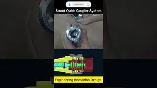 How a Smart Quick Coupler Works (Internal View) #shorts