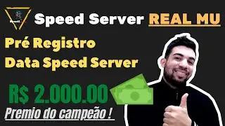 Concorra a R$2000 com Speed Server entre outros prêmios