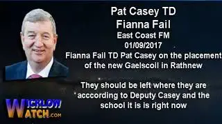 Pat Casey on the move of the Gaelscoil