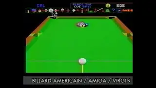Archer MacLean Presents: Billard Americain (test Amiga - Micro Kid's 1992)