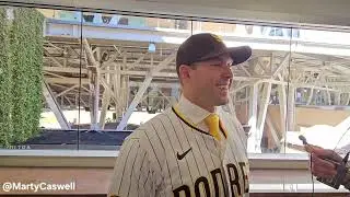 Padres manager Craig Stammen on being a first time hire, expectations and how Manny Machado reacted
