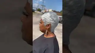 All &ldquo;White Pixie Cut&rdquo; Quickweave!! #alopeciahairstylist #shortwigs #protectivestyles