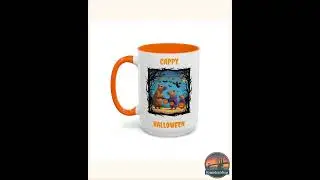 Capybara Mug- Cappy Halloween