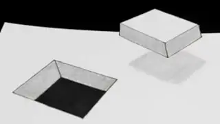 How to draw 3D cube and hole | 3D  Drawing easy | 3D drawing kids | 3D drawing step by step