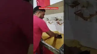 kitchen Wallpaper easy to install #3dwallpaper #wallpaper #decoration #viral #modernwallpaper