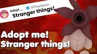 🩸ADOPT ME STRANGER THINGS EVENT CONCEPT! 😱STRANGER THINGS SEASON 5! Adopt Me Event! | Roblox #roblox