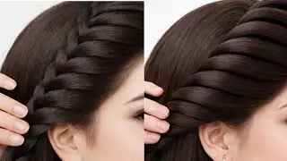 simply easy hairstyle - new stylish hairstyle for girls | unique hairstyle | hairstyle 