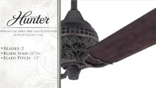 Потолочный вентилятор Hunter, лимитированная серия, 60 дюймов