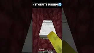 Minecraft netherite mining