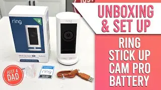 Ring Stick Up Cam Pro, Battery with Bird's Eye Zones Security Camera UNBOXING & SET UP