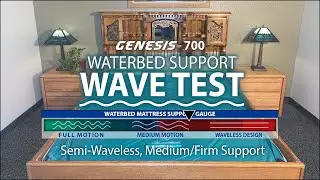 Genesis™ 700 Waterbed – Semi-Waveless, Medium Firm Support