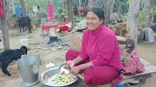 This is beautiful nepal Village life working hard poor but happy life wow 