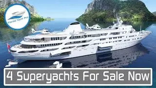 Four Superyacht Listings that hit the Market in 2021 & Are Available for Purchase Now| Market Update
