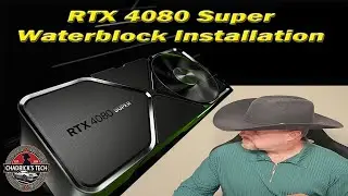 Установка водоблока 4080S EK Vector 2 с помощью шпатлевки