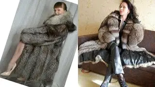 Как выглядеть дорого, нося длинные меховые пальто, как у знаменитости 💎👠