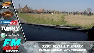 TAC rally 2017 | ONBOARD | Vanden Abeele - KP4 Poelberg [HD]
