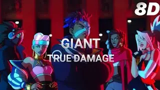 True Damage - GIANTS- League of Legends|8D AUDIO