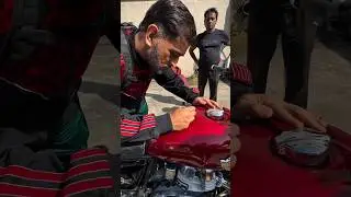 DAY 39: Ms Dhoni recently signed a fans bike #100daysofchanges #dhoni #mahendrasinghdhoni #facts