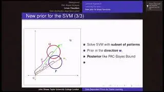 John Shawe-Taylor - Distribution Dependent Priors for Stable Learning (Talk)