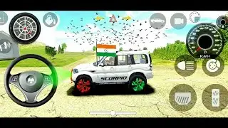 New Mahindra White Scorpio Gameplay Video 🤍 Android Game Gameplay 🎮 Gadi Wala Game 🚘 Indian Car Game