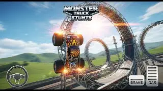Monster Truck Stunt Racing: 99% Impossible! 🏎️ Android Gameplay #11