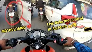 Live Duke200 Crash Hone Se Bach Gaya 😱🥲 #duke200 #ns125