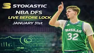 NBA DFS Live Before Lock (Saturday 1/31/26) | DraftKings & FanDuel NBA Lineups