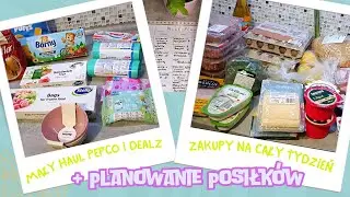 tygodniowe zakupy spożywcze| plan posiłków na cały tydzień| mały haul z Dealz i Pepco|