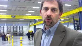 Yarde Metals employee explains cut-to-length line machine