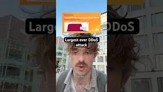 Largest ever DDoS attack @cloudflare  #dev #tech #bigtech #software #cs #cybersecurity