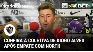 DIOGO ALVES ANALISA DESEMPENHO DO ATLÉTICO EM EMPATE COM O NORTH E FALA SOBRE ATUAÇÃO DE 'CRIAS'