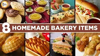 8 Homemade Bakery Items Recipes By Food Fusion