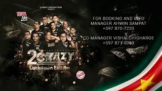 SAATON JANAM - MUZIEKFORMATIE 2CRAZY SURINAME 2021 | KIRAN RAMGOELAM #SURINAME