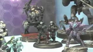 Relic Knights models at Gencon 2012