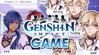 How I Made A Genshin Impact Game ( Otome / Dating Sim / Idol AU inspired )
