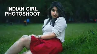 Beautiful Indian Model In Red Skirt Outdoor Fashion Photoshoot Videography | Model Sayantani |Picoba